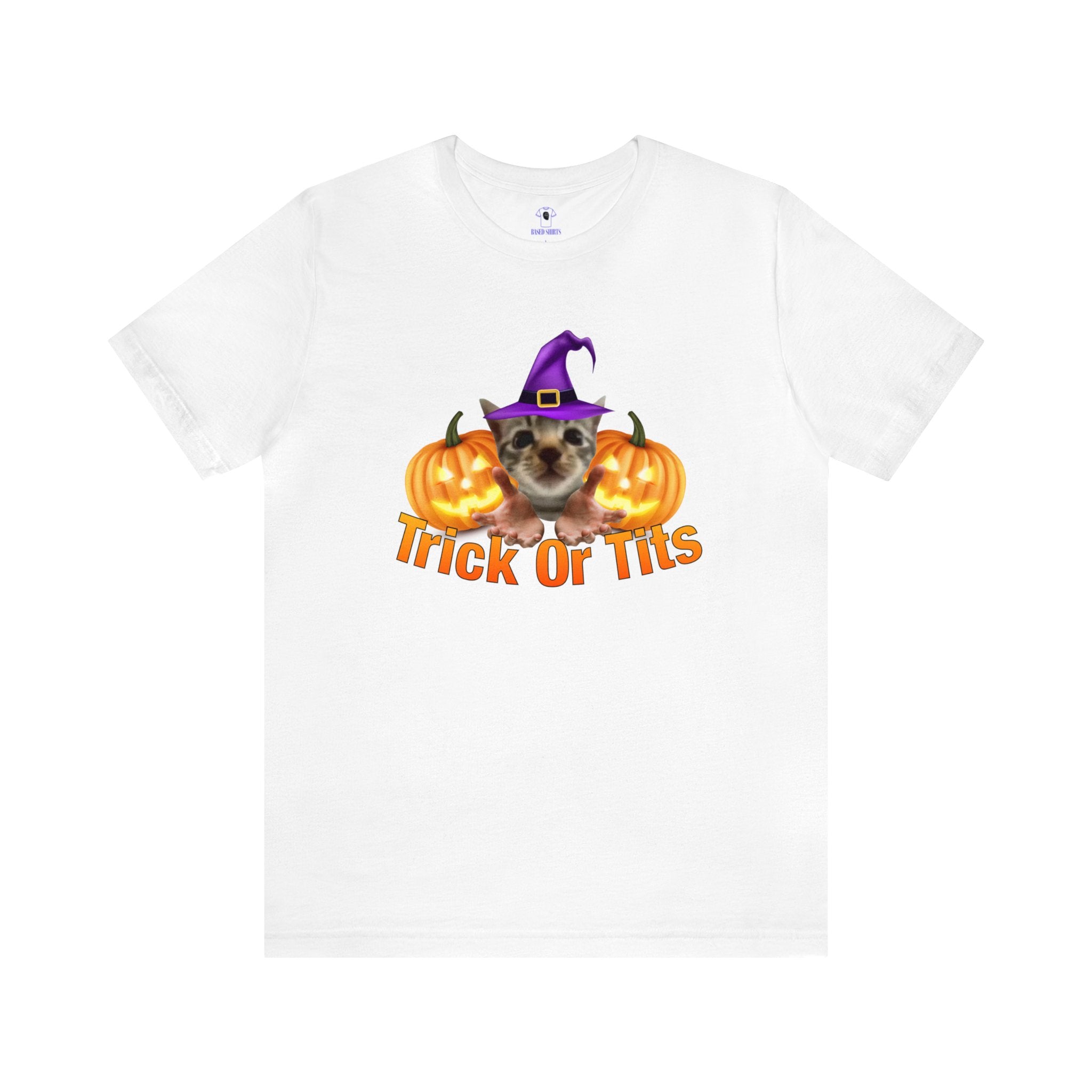 "Trick or Tits" Halloween Cotton Tee