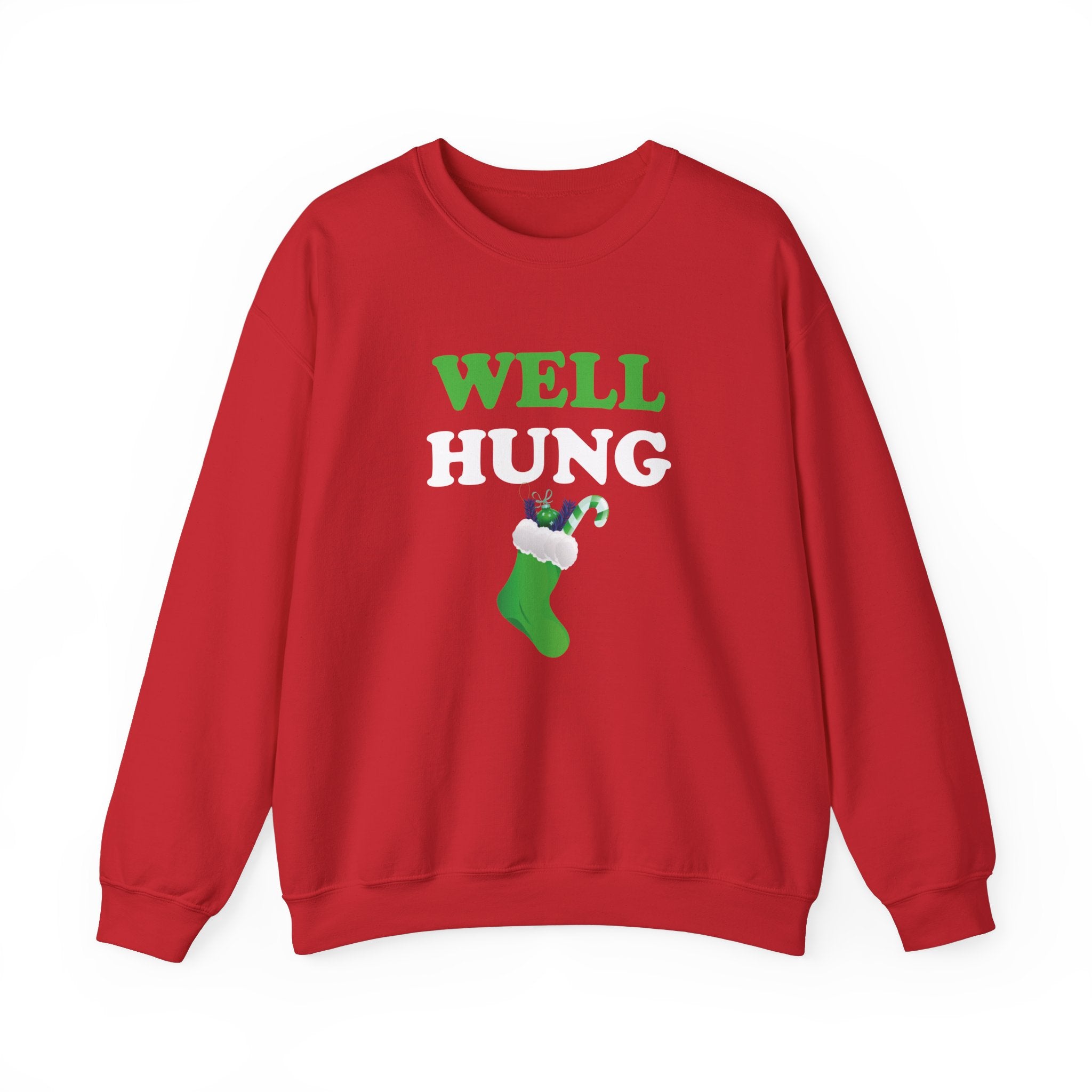 "Well Hung" Christmas Sweatshirt