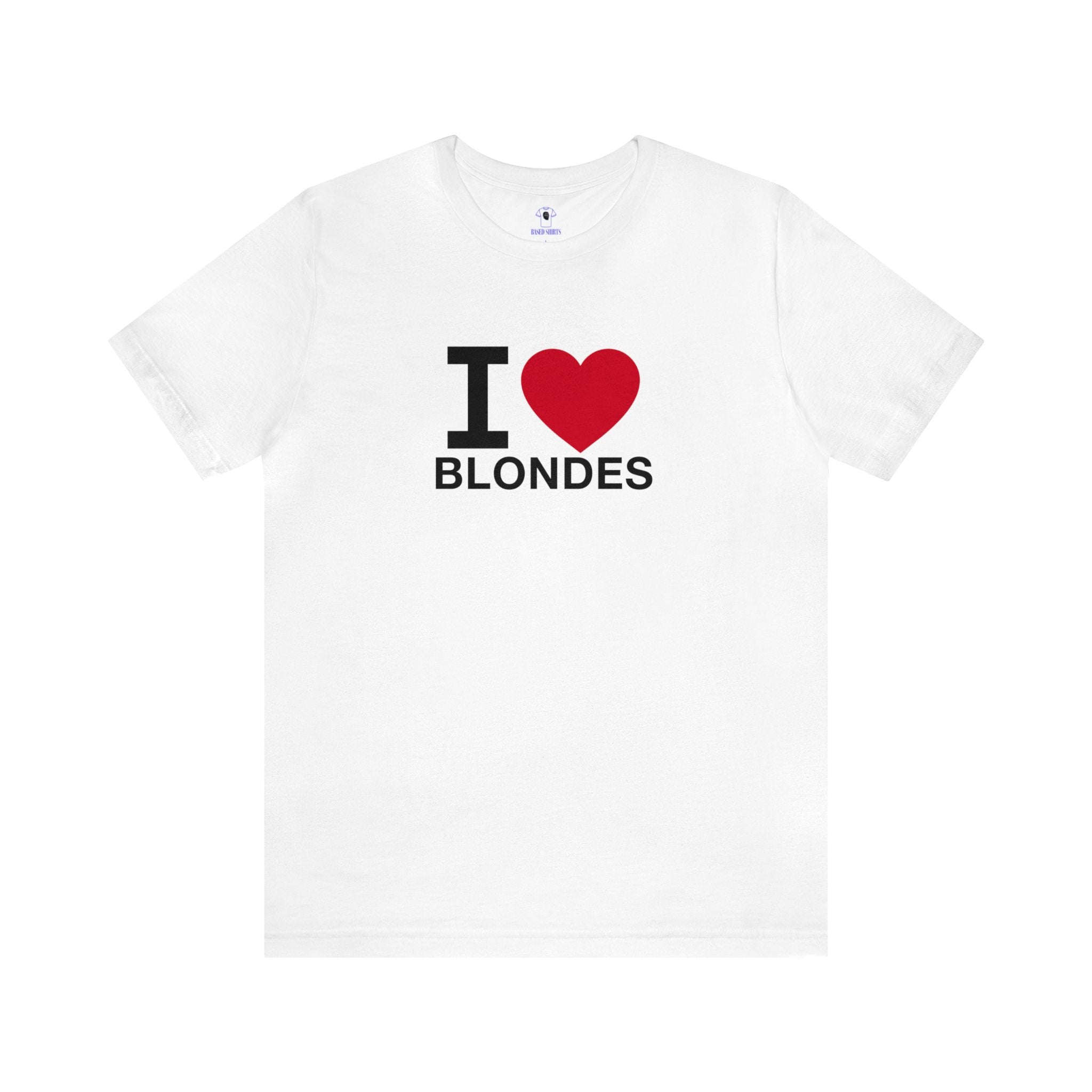 "I Love Blondes" Cotton Tee