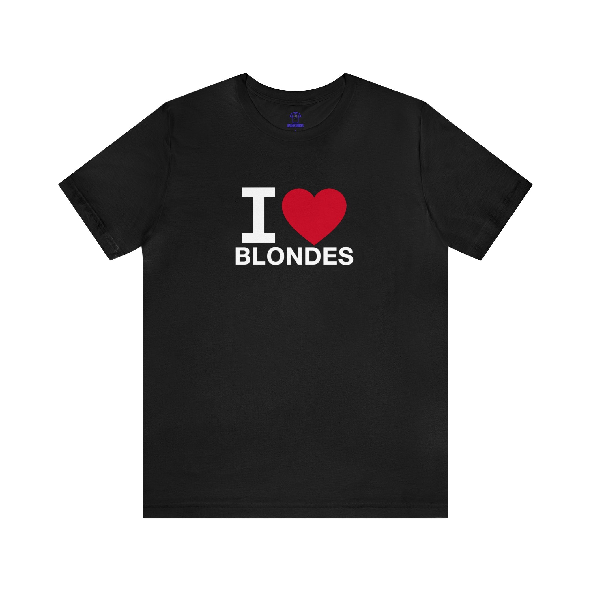 "I Love Blondes" Cotton Tee