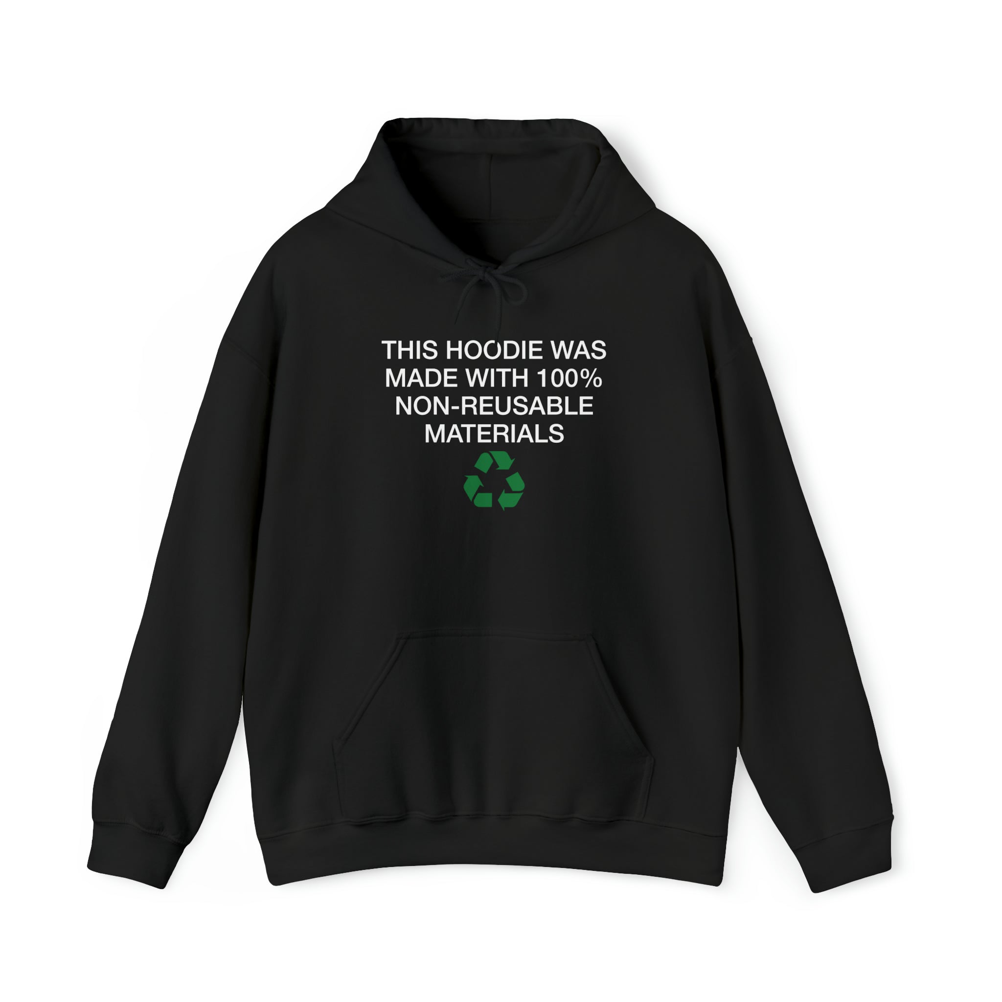 Non-Reusable Materials Hoodie