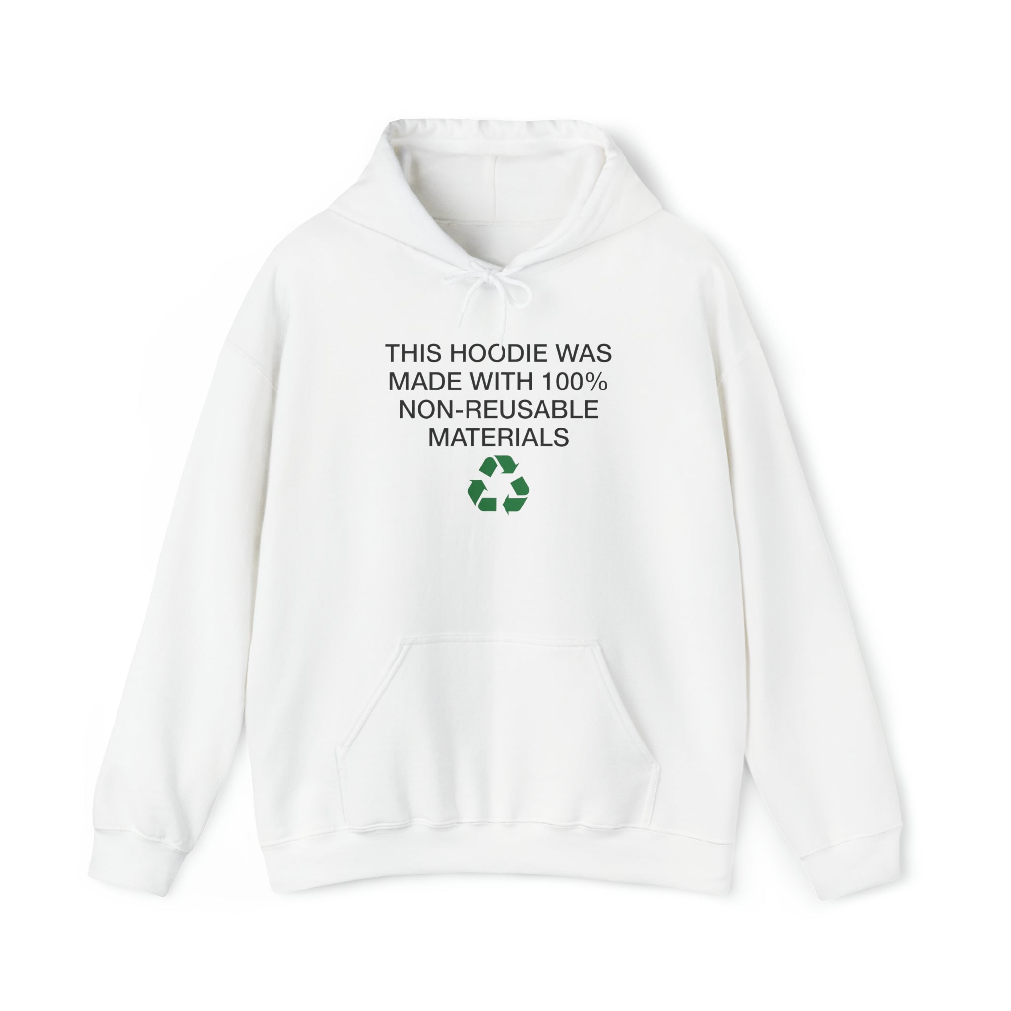 Non-Reusable Materials Hoodie