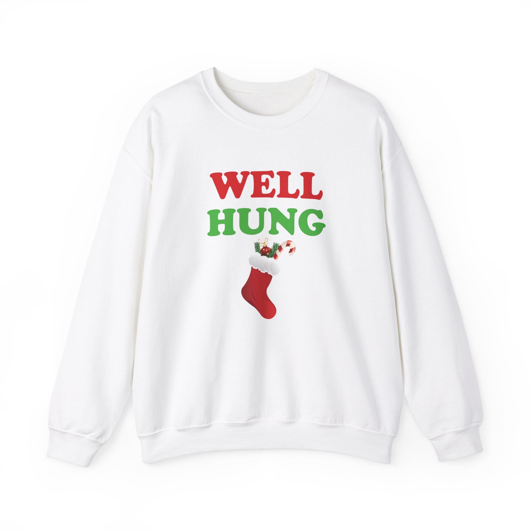 "Well Hung" Christmas Sweatshirt