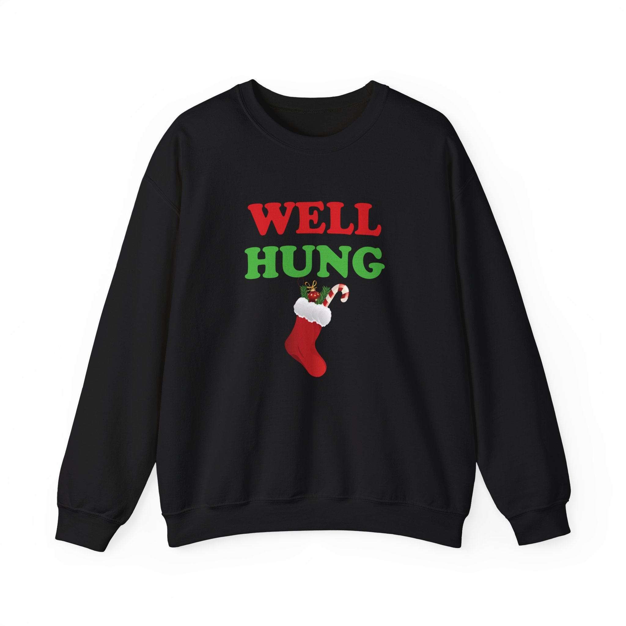 "Well Hung" Christmas Sweatshirt