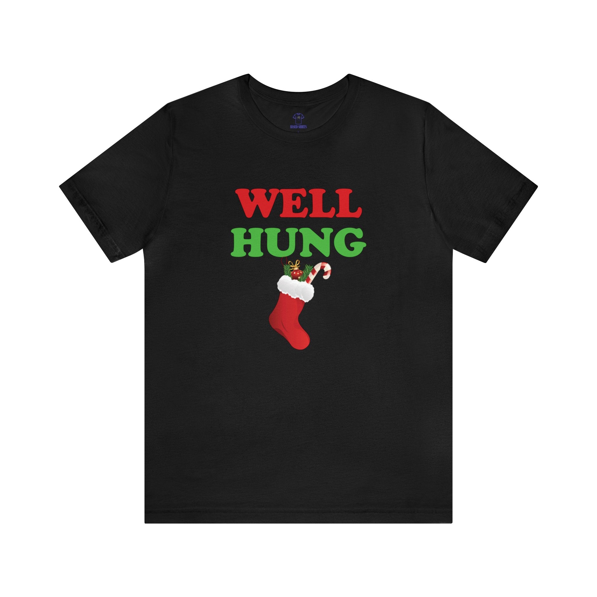 "Well Hung" Christmas Cotton Tee