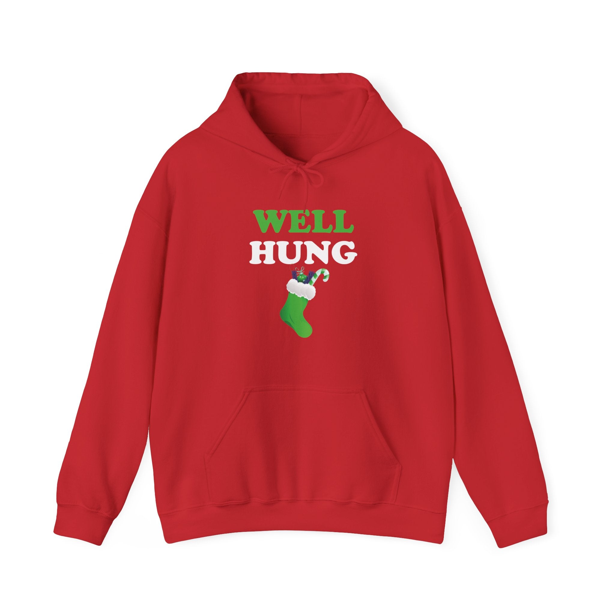 "Well Hung" Christmas Hoodie