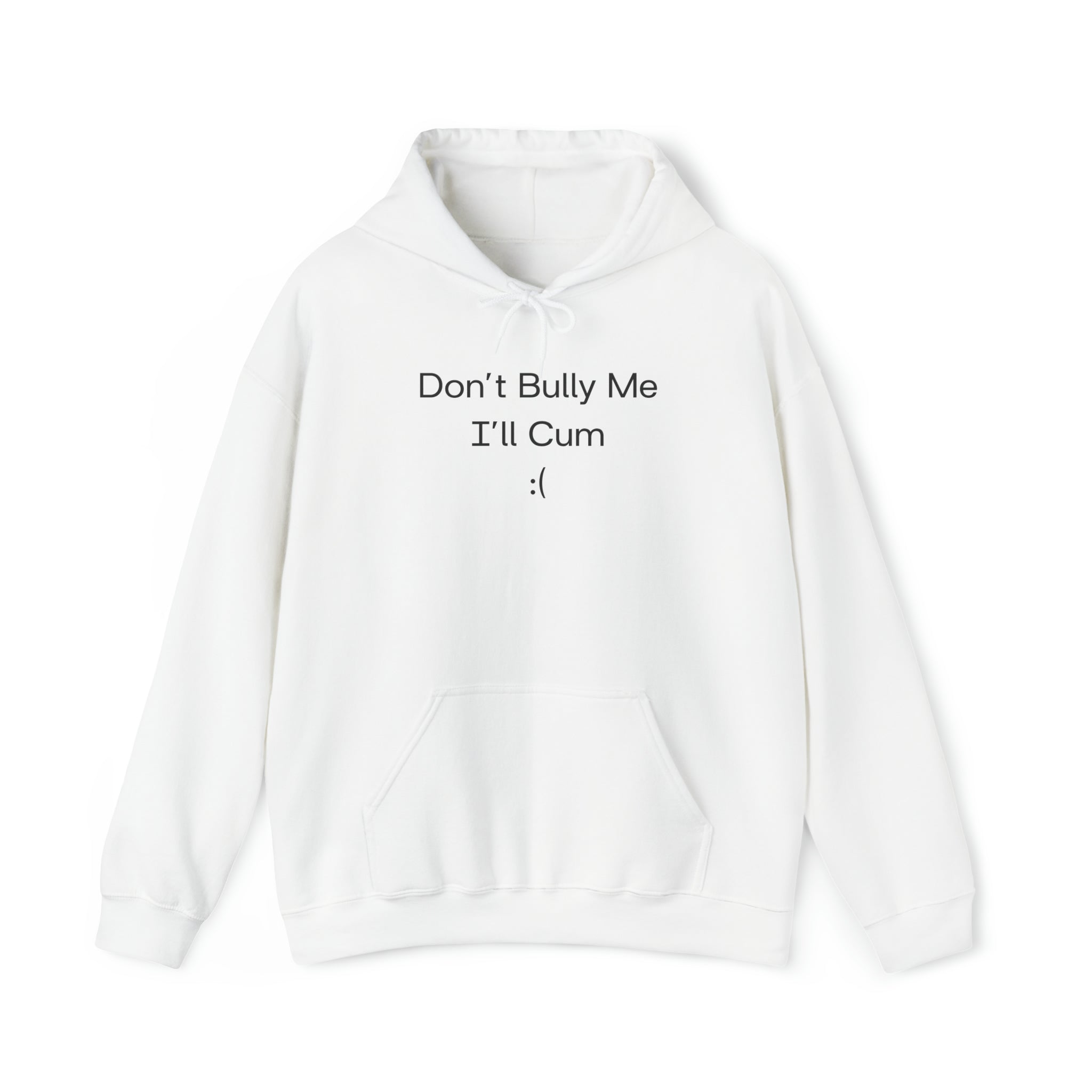 "Don't Bully Me, I'll Cum" Hoodie