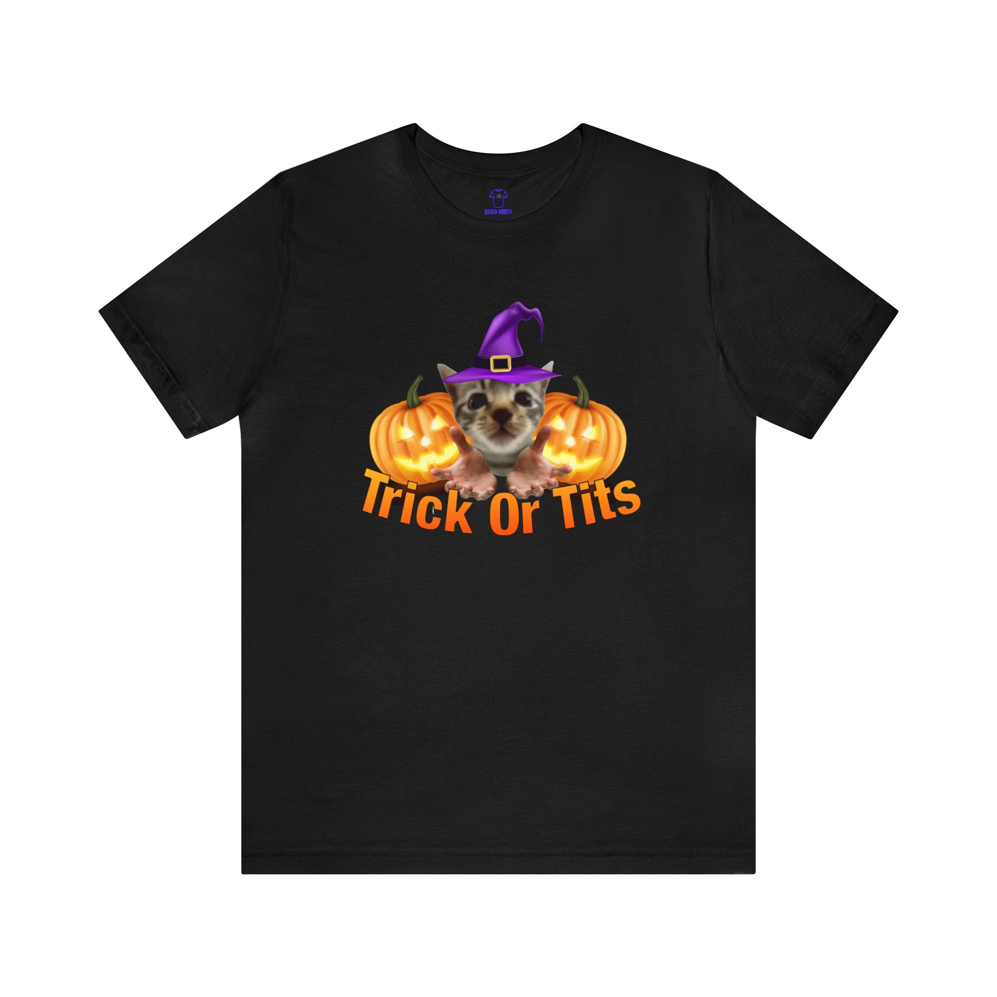 "Trick or Tits" Halloween Cotton Tee