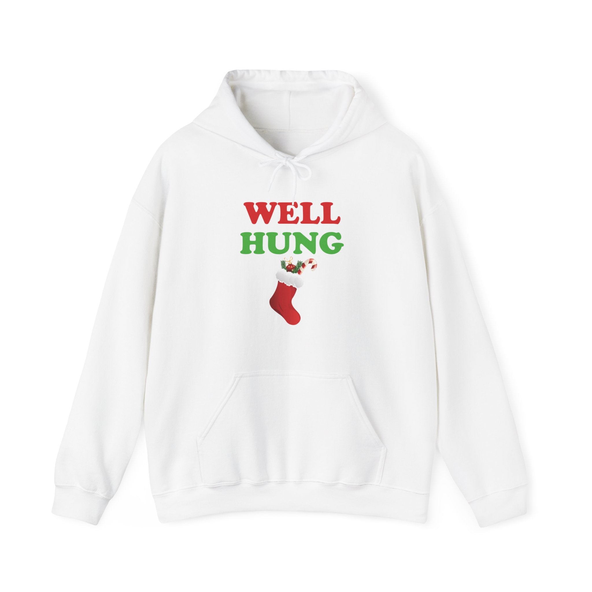 "Well Hung" Christmas Hoodie