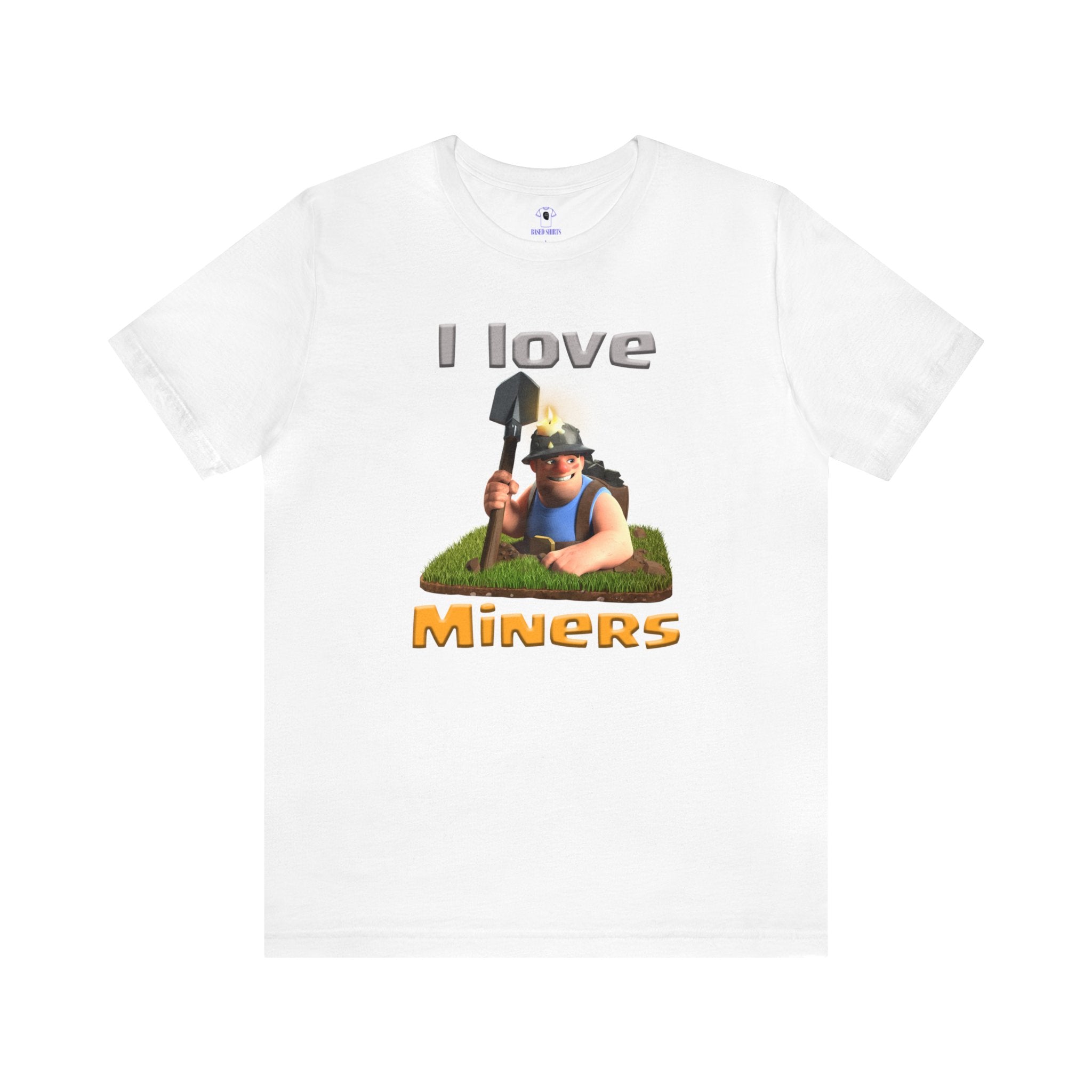 "I Love Miners" Cotton Tee