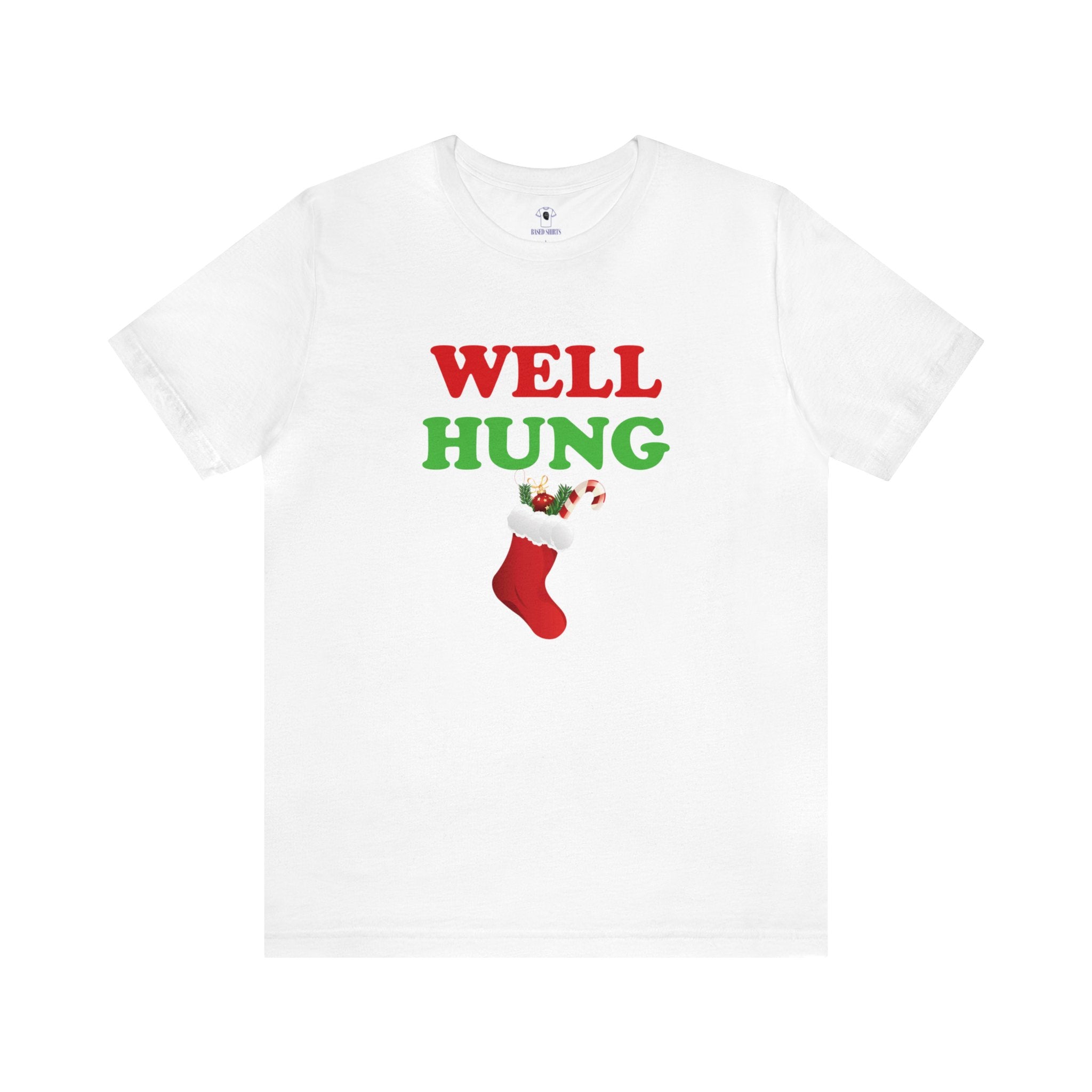 "Well Hung" Christmas Cotton Tee